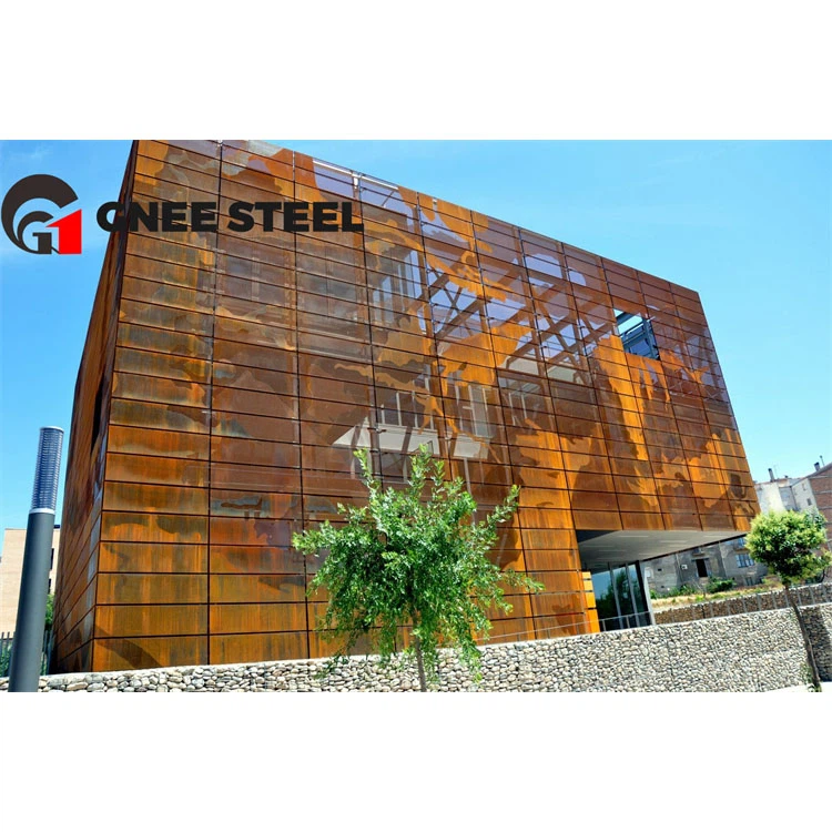 Piastra in acciaio Corten SMA490BW